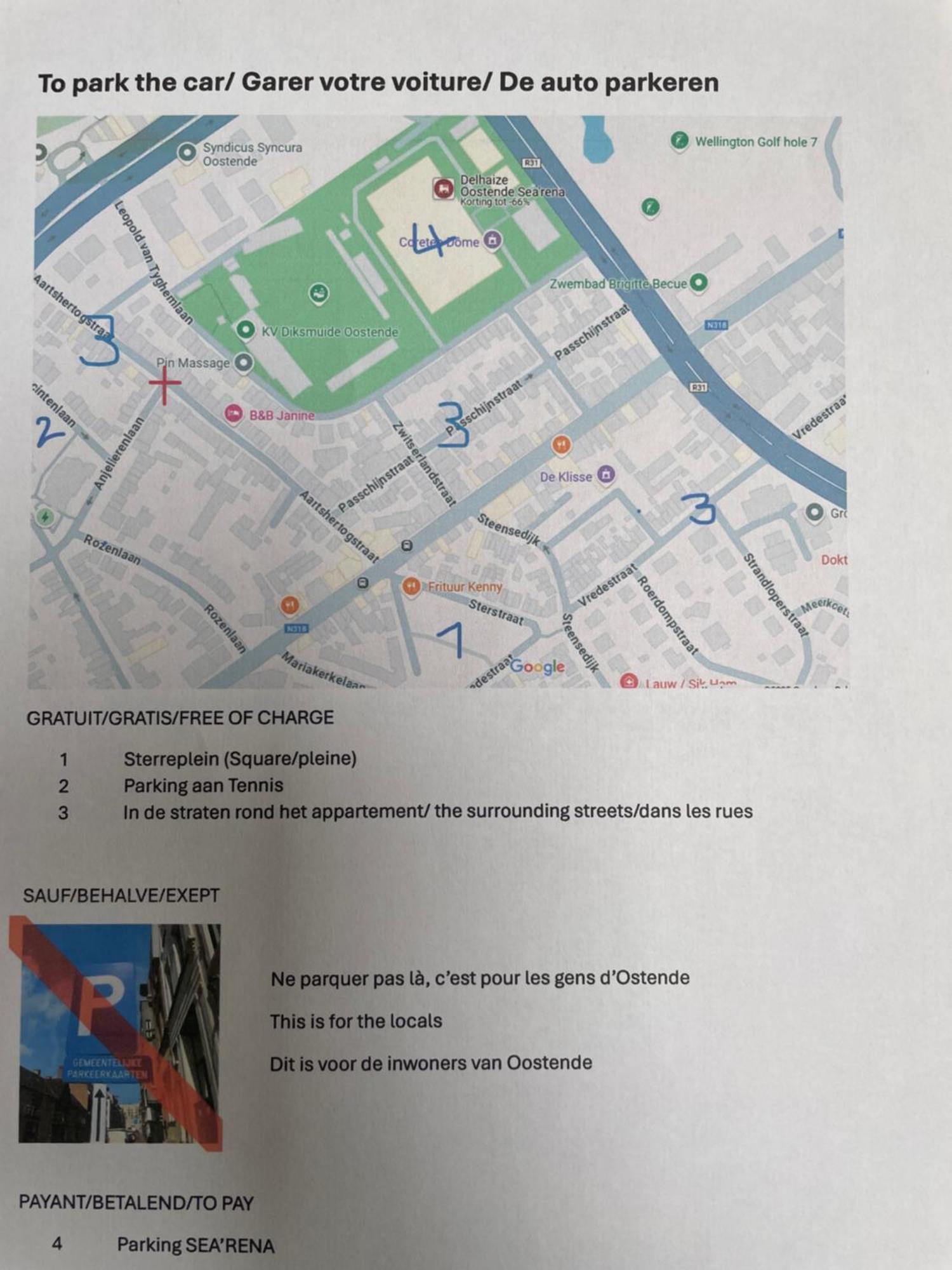 Appartement Ruim Dichtbij Zee *